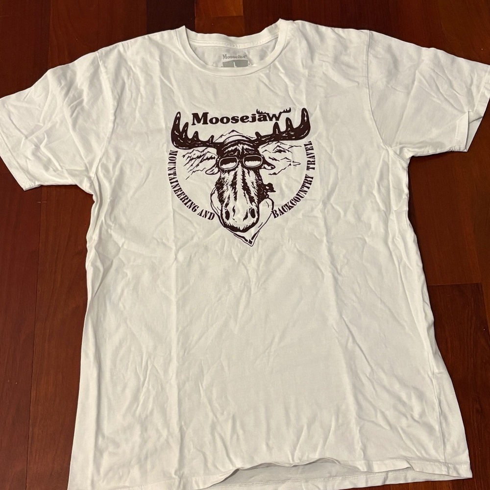 Moosejaw Original Frame Graphic or Retro Logo T-Shirt - Unisex
